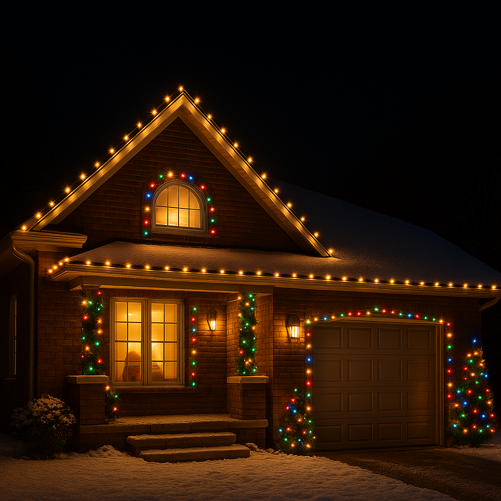 Christmas Lights Installed