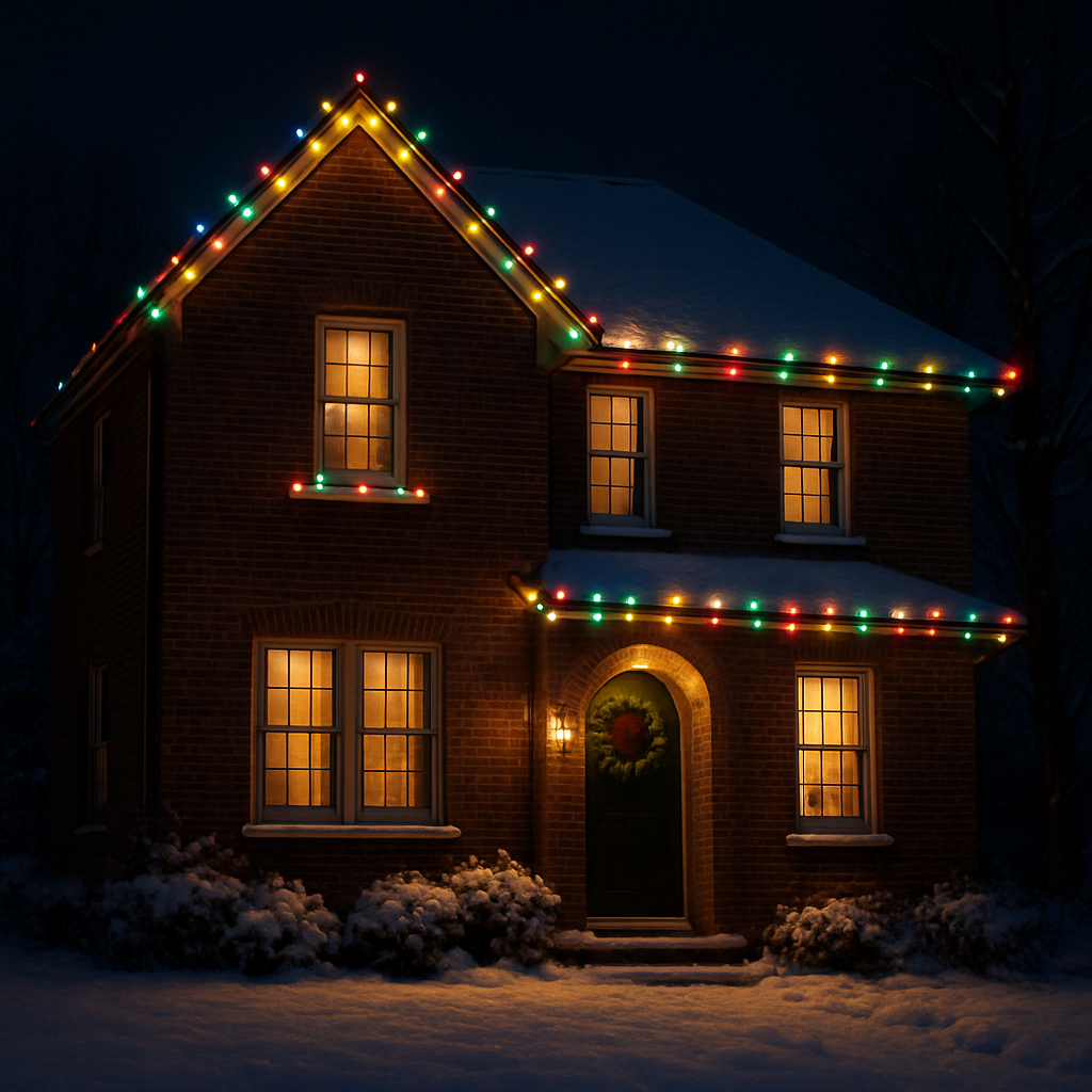 Christmas Lights Installed